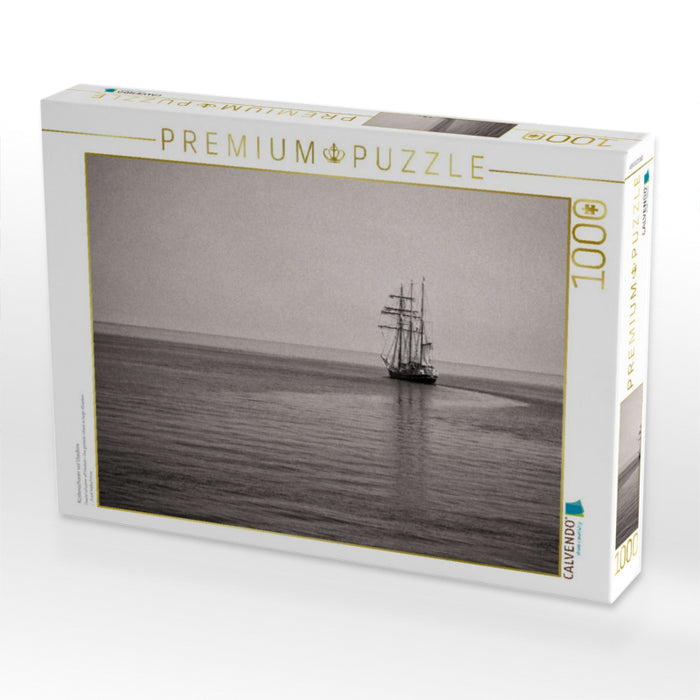 Küstenschoner vor Usedom - CALVENDO Foto-Puzzle'