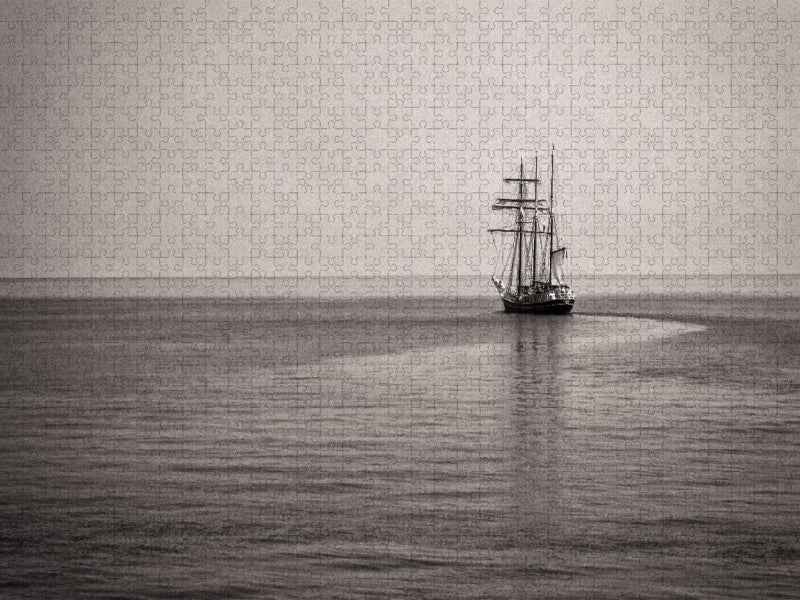 Küstenschoner vor Usedom - CALVENDO Foto-Puzzle'