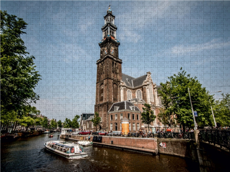 Westerkerk Amsterdam - CALVENDO photo puzzle 