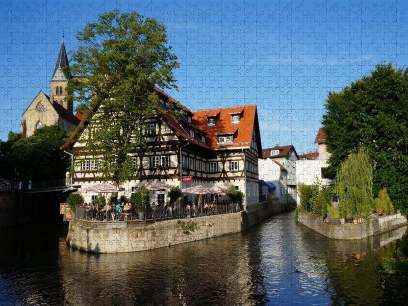 Neue Osteria am Rossneckar - CALVENDO Foto-Puzzle'
