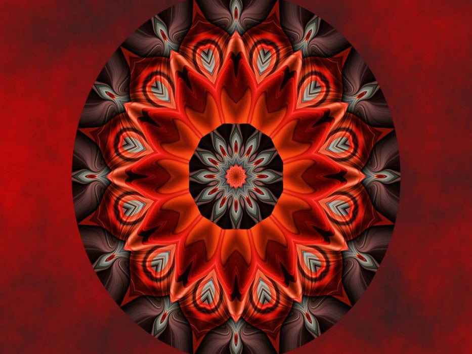 Mandala glühende Leidenschaft - CALVENDO Foto-Puzzle'