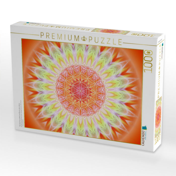 Mandala Gesundheit mit Blume des Lebens - CALVENDO Foto-Puzzle'