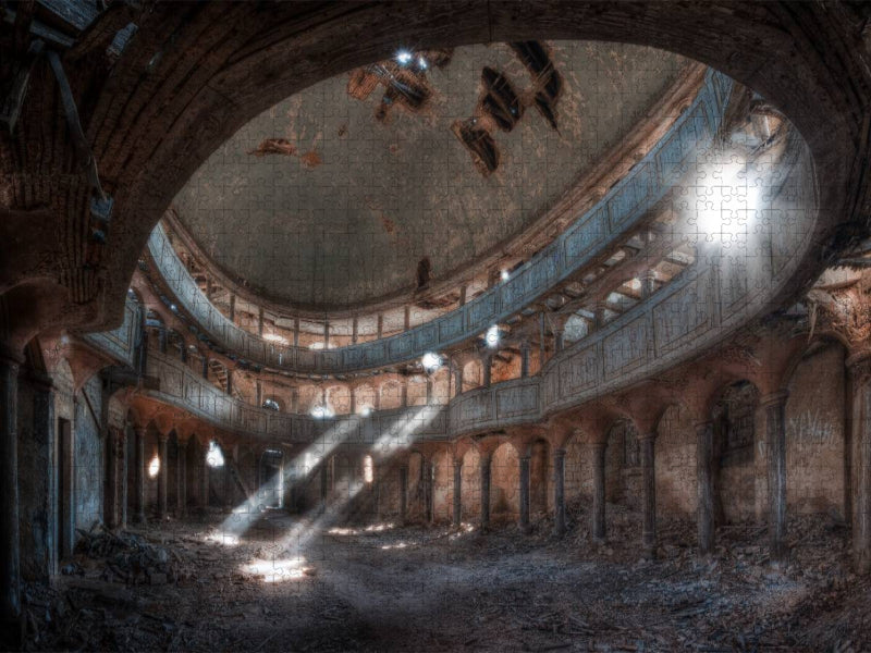 "The Chapel" - alte, verlassene Kirche in Polen - CALVENDO Foto-Puzzle'