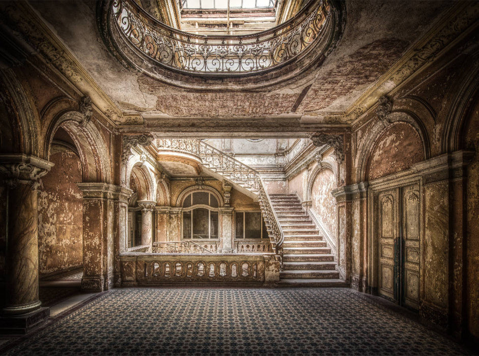 "Palac Krowiarki" - verlassener Palast in Polen - CALVENDO Foto-Puzzle'