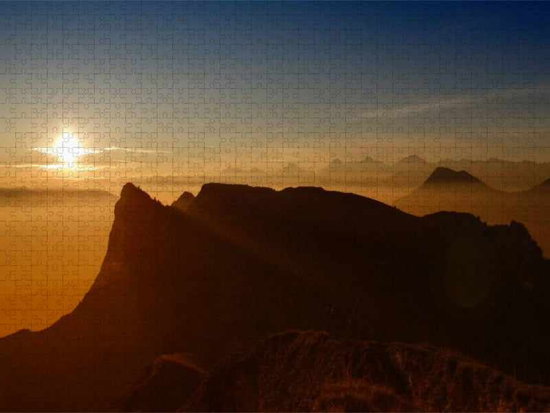 Stockhorn – Über Stock und Stein - CALVENDO Foto-Puzzle'