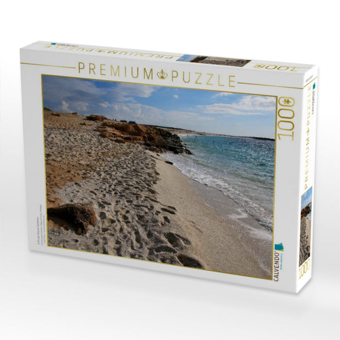 Is Arutas Strand, Sardinien - CALVENDO Foto-Puzzle'