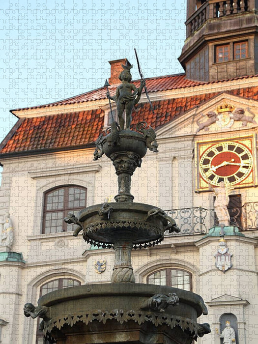 Beliebte Sehenswürdigkeiten Lüneburgs - CALVENDO Foto-Puzzle'