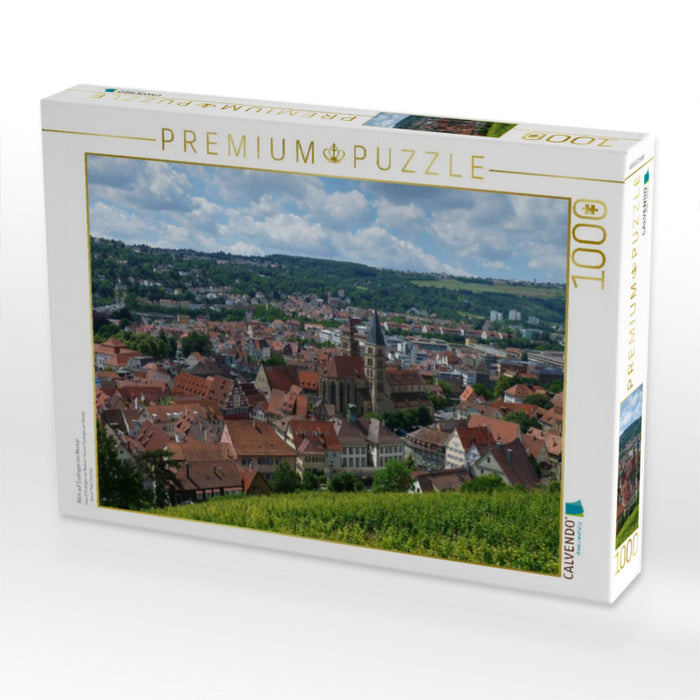 Blick auf Esslingen am Neckar - CALVENDO Foto-Puzzle'