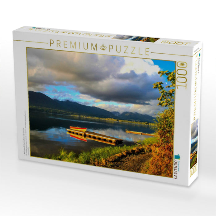 Lake Quinault, Olympic Nationalpark, USA - CALVENDO Foto-Puzzle'
