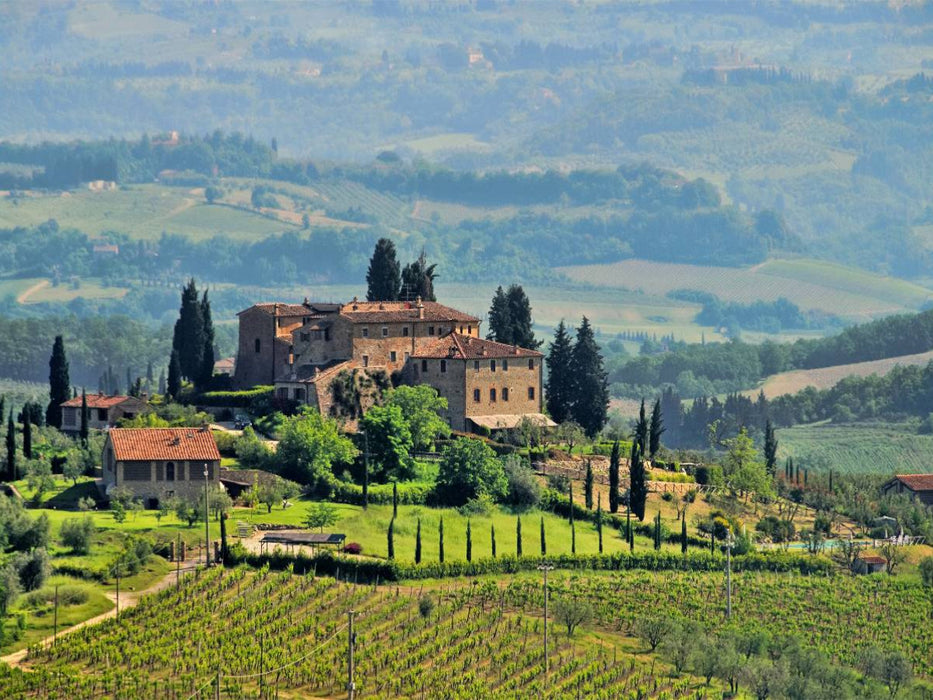 Weingut in der Toskana - CALVENDO Foto-Puzzle'
