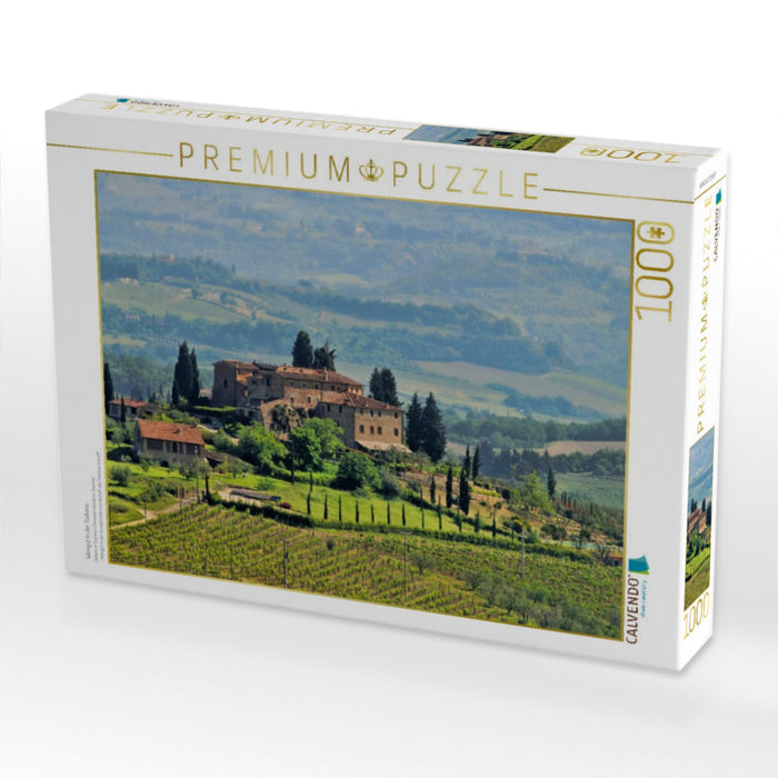 Weingut in der Toskana - CALVENDO Foto-Puzzle'