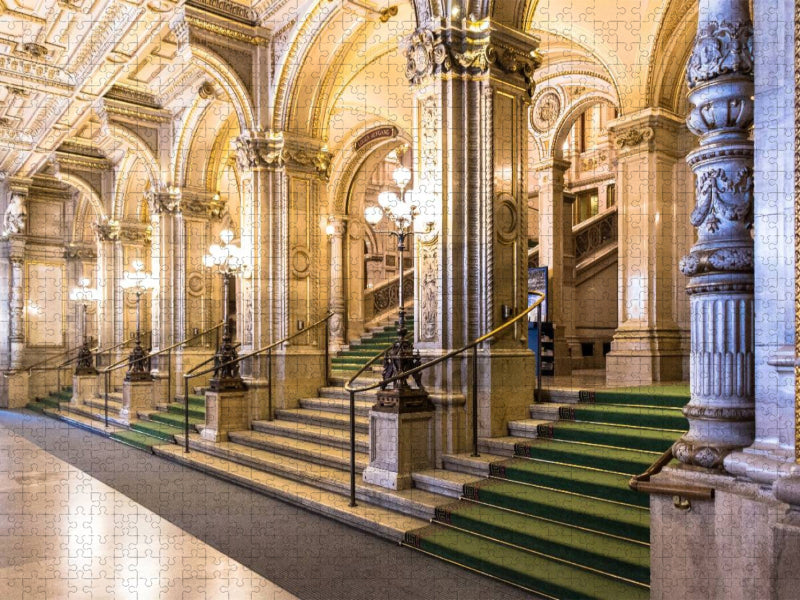 Wiener Staatsoper Eingangsfoyer - CALVENDO Foto-Puzzle'