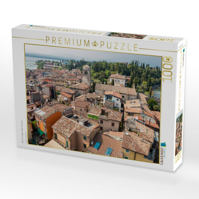 Blick vom Scaliger Castle in Sirmione - CALVENDO Foto-Puzzle'