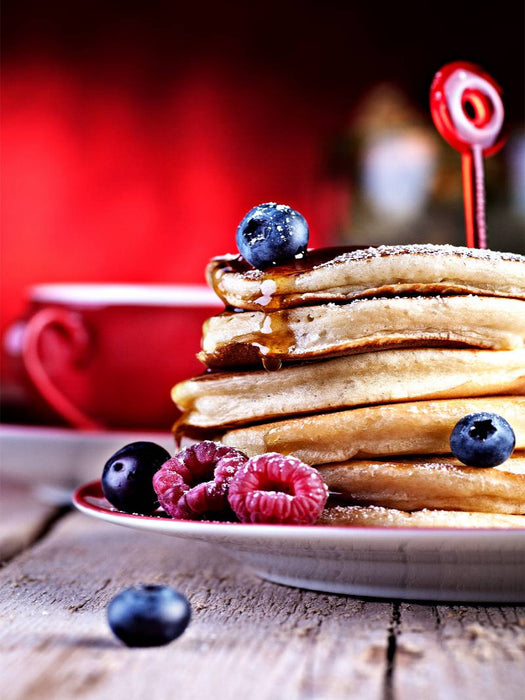 Stillleben mit Pfannkuchen und Beeren - CALVENDO Foto-Puzzle'