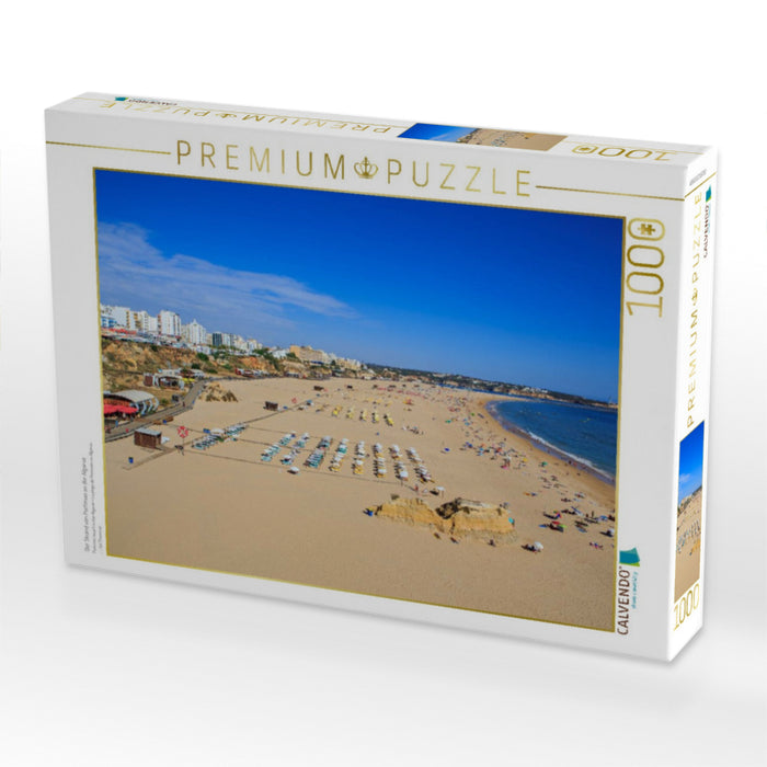 Der Strand von Portimao an der Algarve - CALVENDO Foto-Puzzle'
