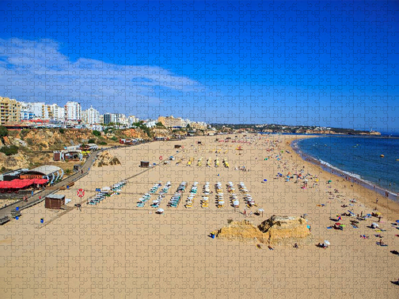 Der Strand von Portimao an der Algarve - CALVENDO Foto-Puzzle'