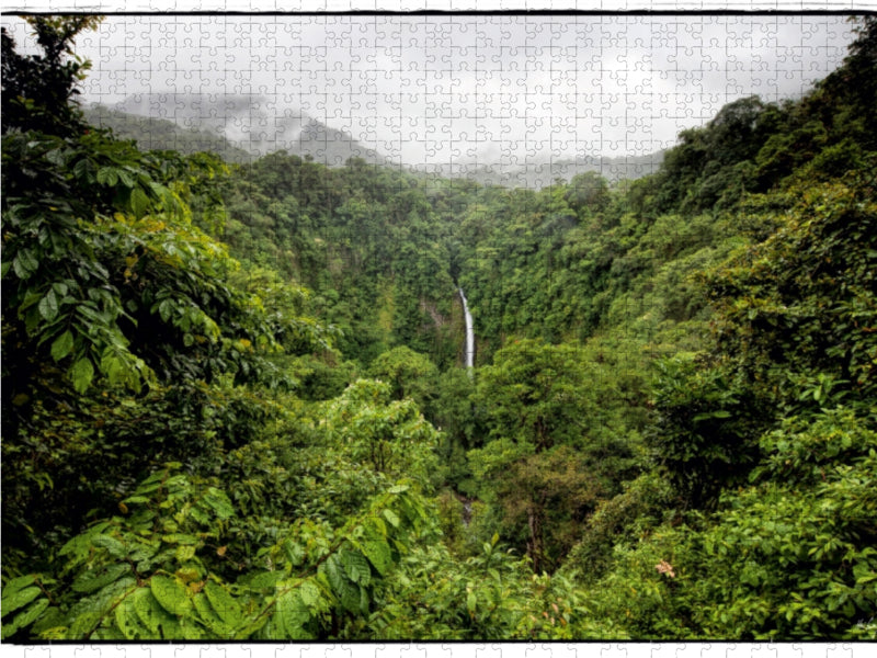 Wasserfall im Paradies -Nationalpark im Südosten Costa Ricas 1000 Teile Puzzle quer - CALVENDO Foto-Puzzle'