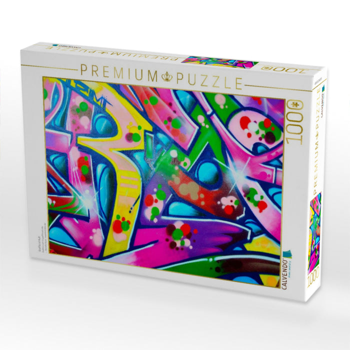 Graffiti ist Kult - CALVENDO Foto-Puzzle'