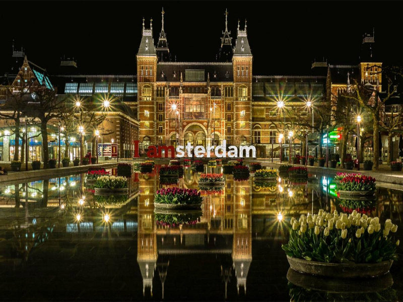 Amsterdam - Rijksmuseum - CALVENDO Foto-Puzzle'