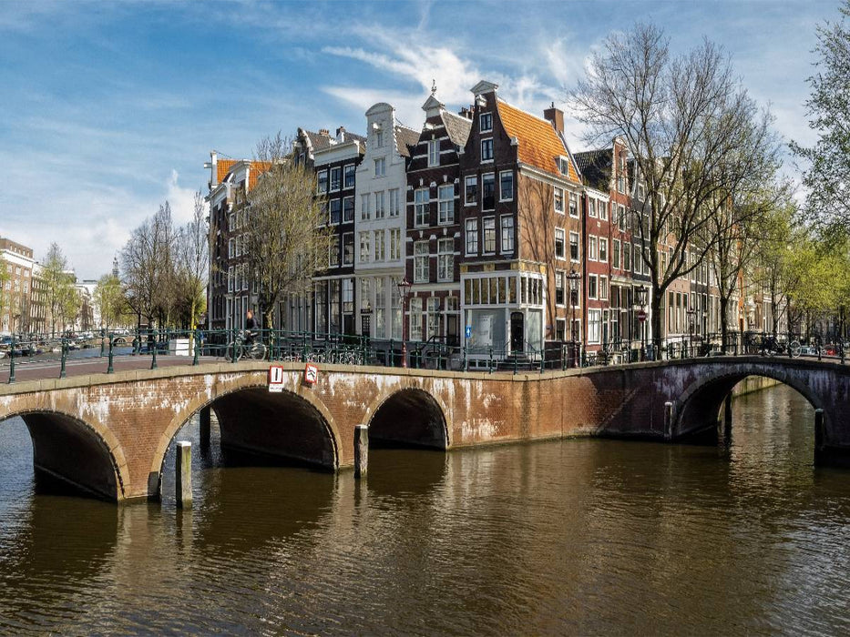 Amsterdam - Herrenhäuser an der Keizersgracht - CALVENDO Foto-Puzzle'