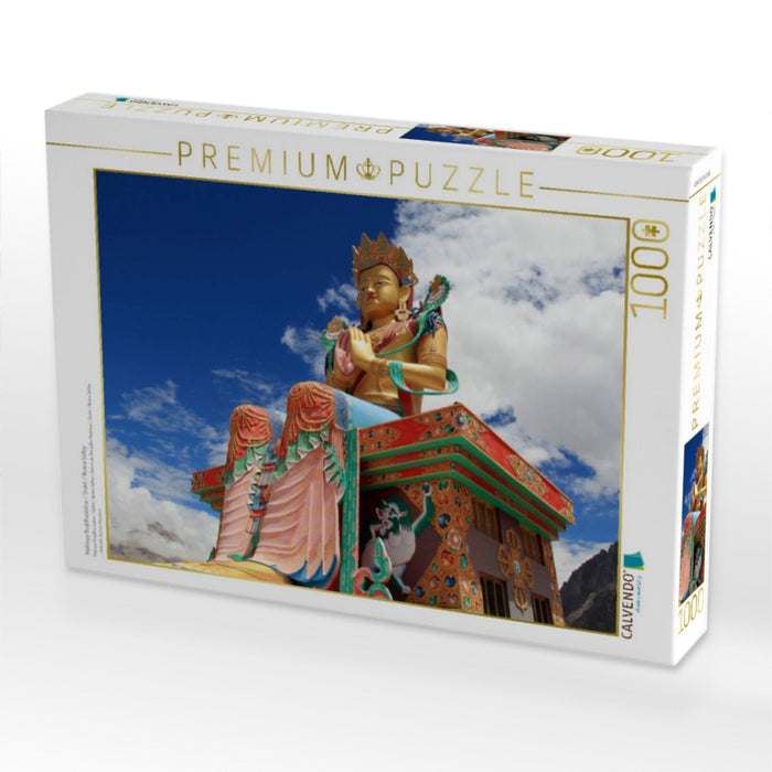 Maitreya Buddhastatue / Diskit / Nubra Valley - CALVENDO Foto-Puzzle'