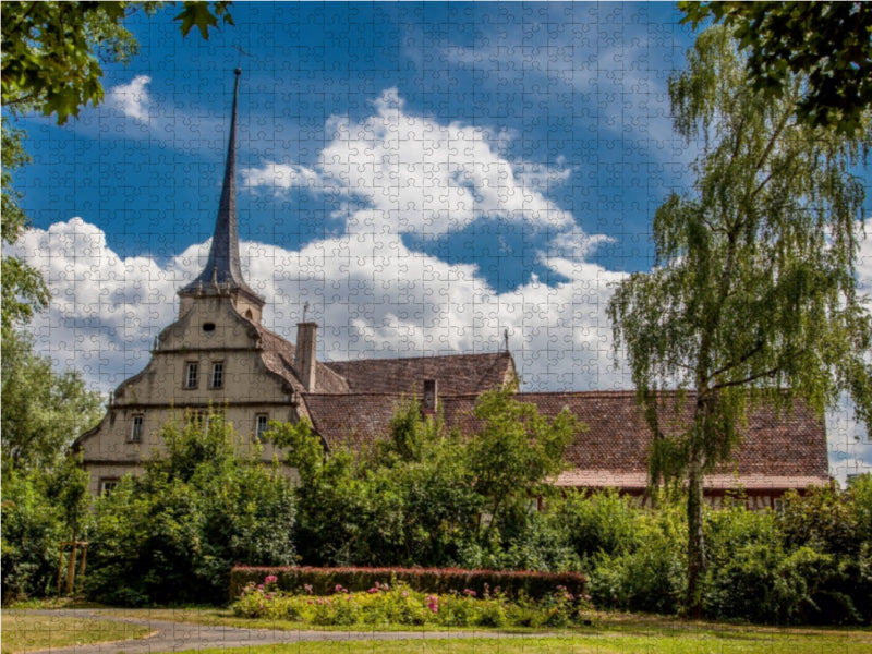 Ehemaliges Spital in Ochsenfurt 1000 Teile Puzzle quer - CALVENDO Foto-Puzzle'