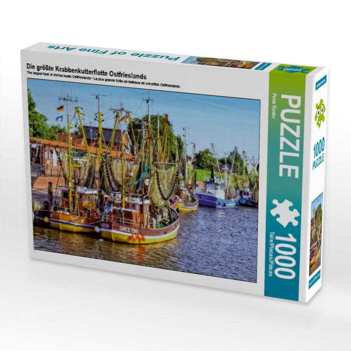 The largest shrimp boat fleet in East Frisia - CALVENDO photo puzzle 