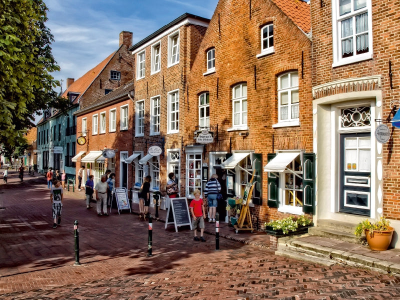 Greetsiel, auch ostfriesische Puppenstube genannt 1000 Teile Puzzle quer - CALVENDO Foto-Puzzle'