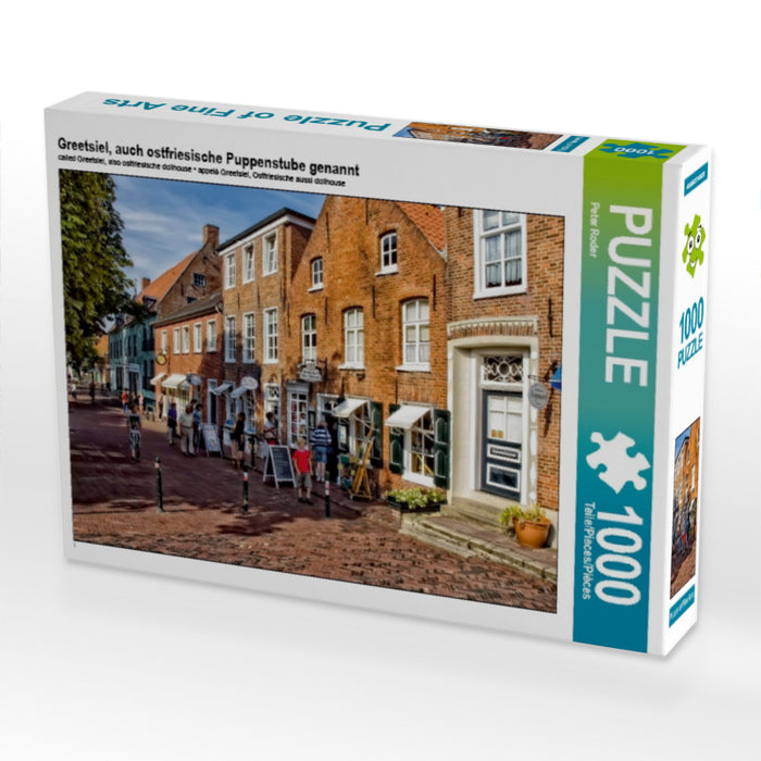 Greetsiel, auch ostfriesische Puppenstube genannt 1000 Teile Puzzle quer - CALVENDO Foto-Puzzle'