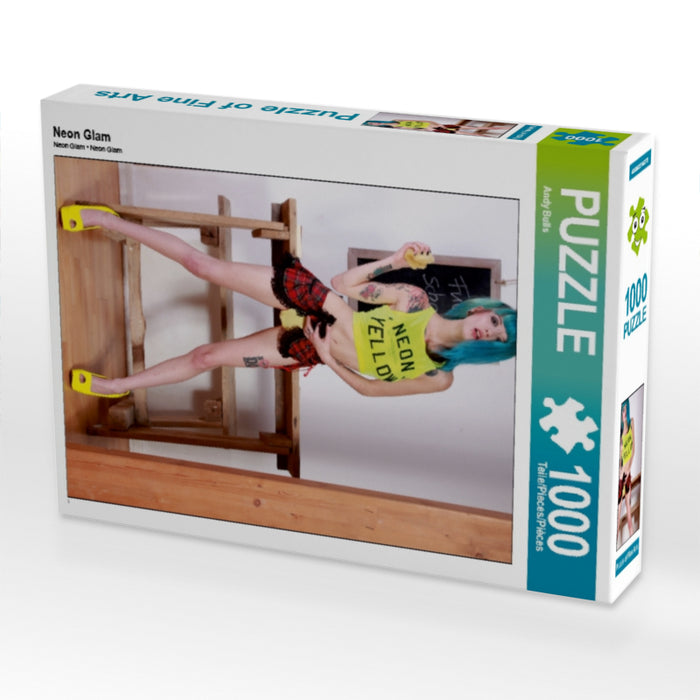 Neon Glam 1000 Teile Puzzle hoch - CALVENDO Foto-Puzzle'