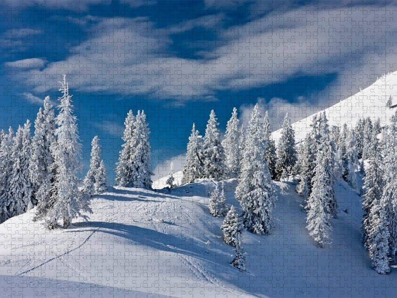 Dobratsch im Winter - CALVENDO Foto-Puzzle'