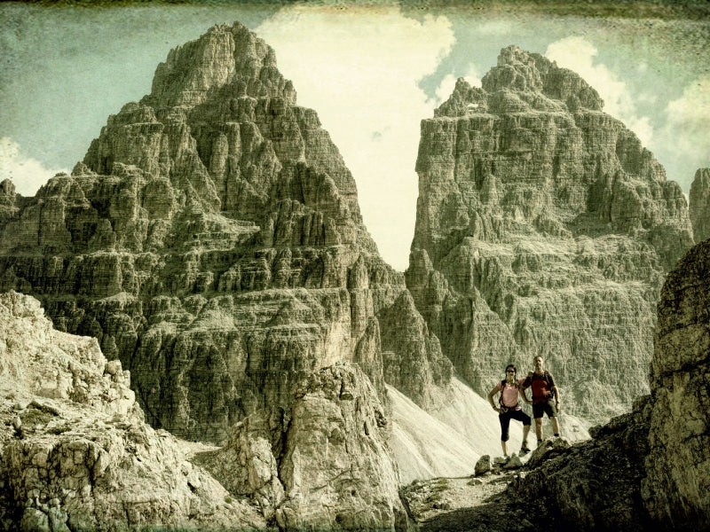 Drei Zinnen Nordwand 1000 Teile Puzzle quer - CALVENDO Foto-Puzzle'