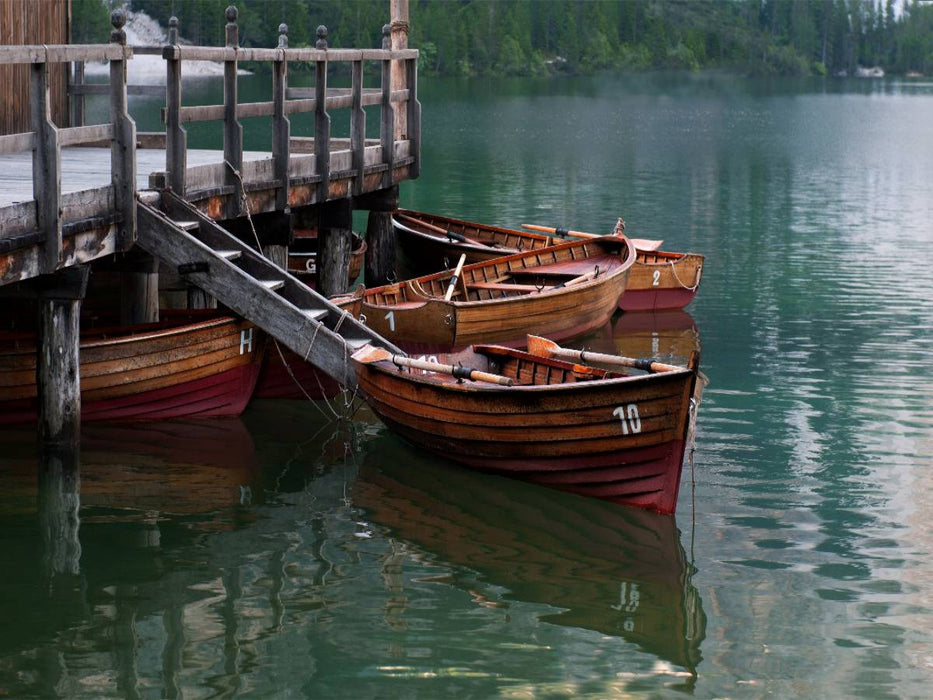 Ruderboote im See - CALVENDO Foto-Puzzle'