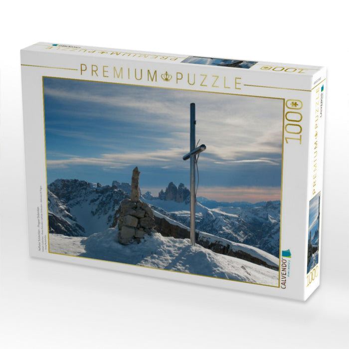 Helltaler Schlechten - Pragser Dolomiten - CALVENDO Foto-Puzzle'