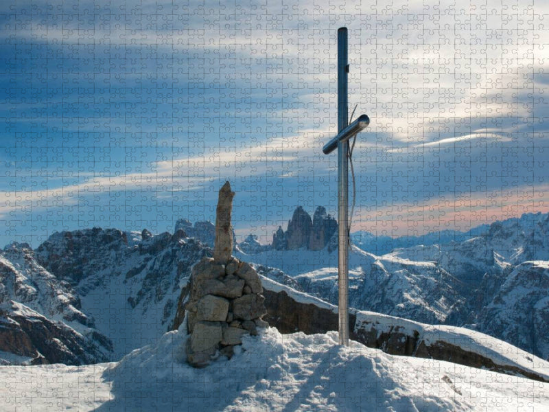 Helltaler Schlechten - Pragser Dolomiten - CALVENDO Foto-Puzzle'