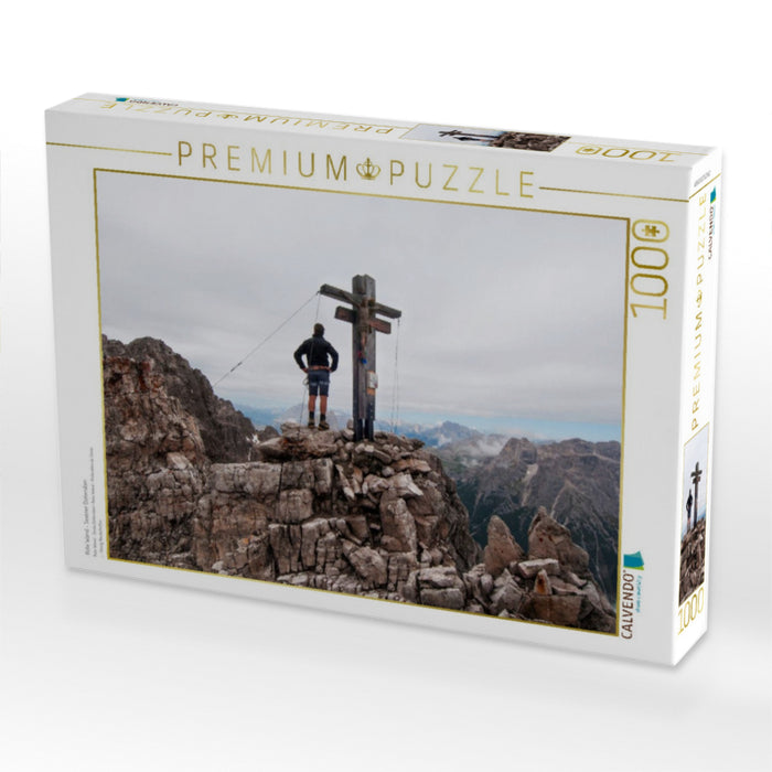 Rote Wand - Sextner Dolomiten - CALVENDO Foto-Puzzle'