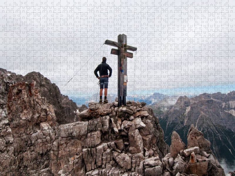 Rote Wand - Sextner Dolomiten - CALVENDO Foto-Puzzle'