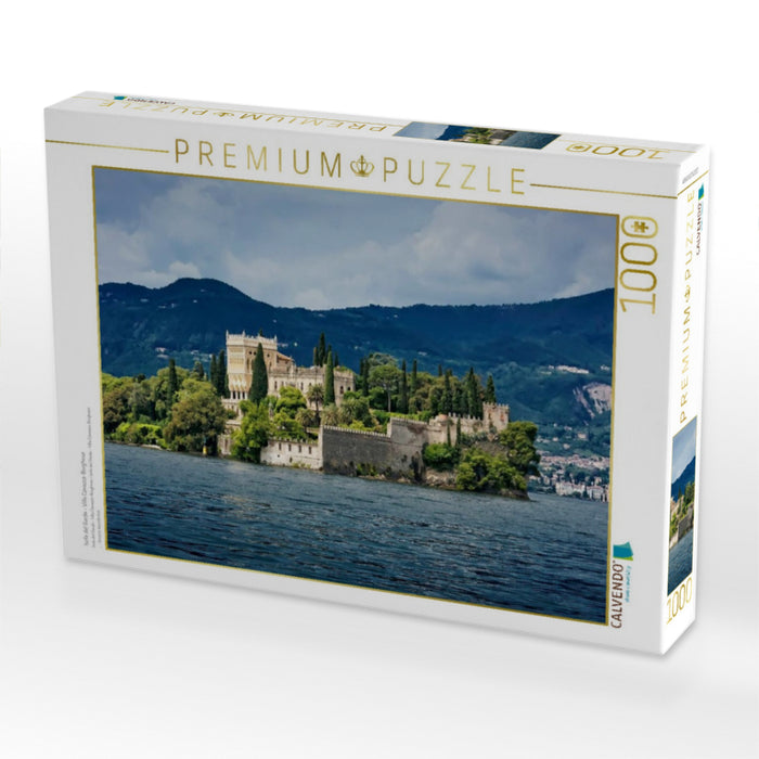 Isola del Garda - Villa Cavazza-Borghese - CALVENDO Foto-Puzzle'