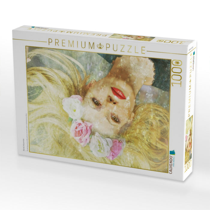 Blonde Wassernixe - CALVENDO Foto-Puzzle'