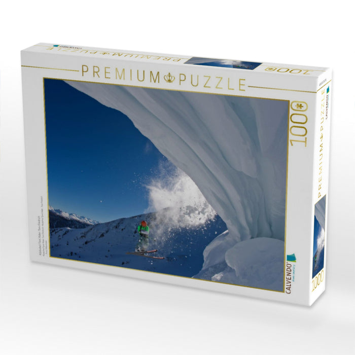 Kitzbühel/Tirol, Rider: Tom Friedrich - CALVENDO Foto-Puzzle'
