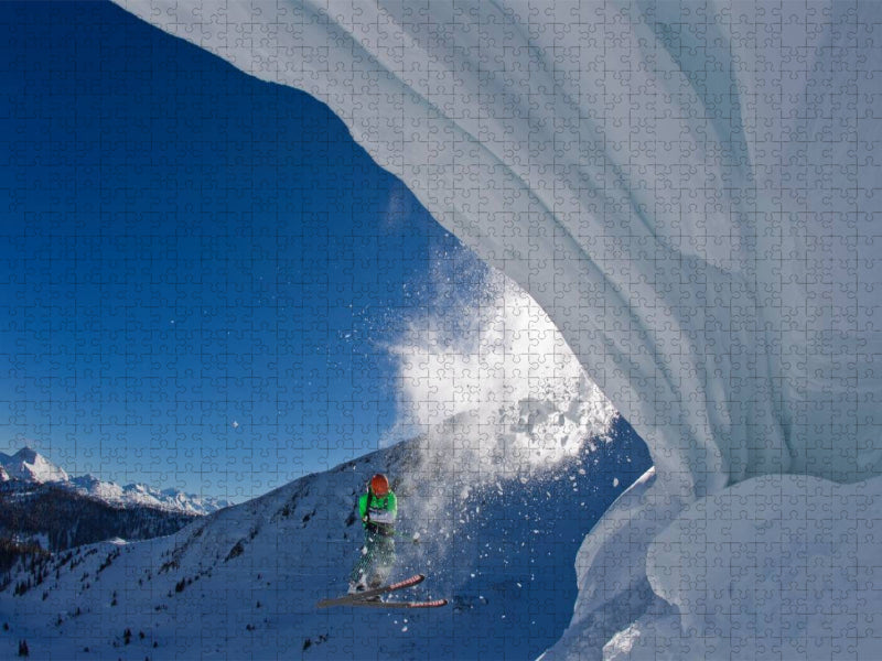 Kitzbühel/Tirol, Rider: Tom Friedrich - CALVENDO Foto-Puzzle'
