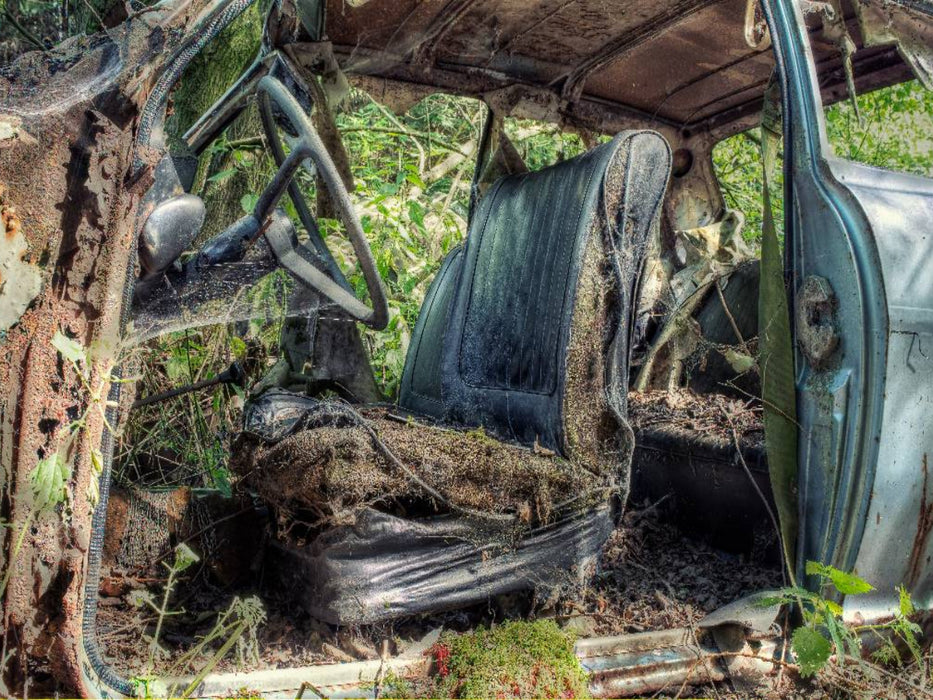 Rostlaube - Opel Kadett - CALVENDO Foto-Puzzle'