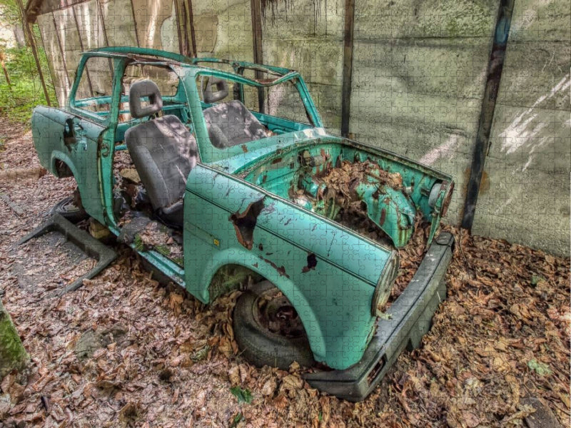 Rostlaube - Trabant - CALVENDO Foto-Puzzle'