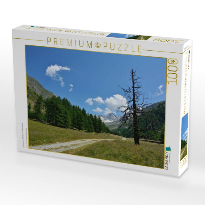Pfossental mit Blick zum Hohen Weiße - CALVENDO Foto-Puzzle'