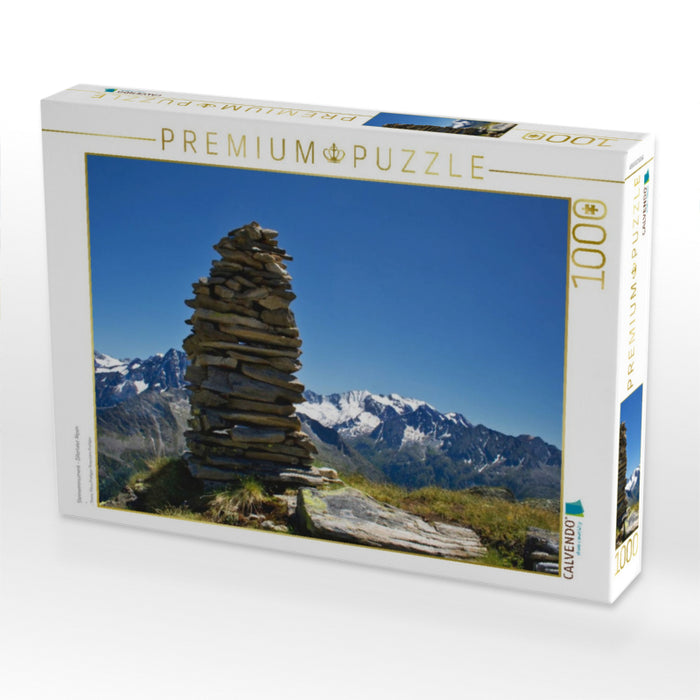 Steinemonument - Zillertaler Alpen - CALVENDO Foto-Puzzle'