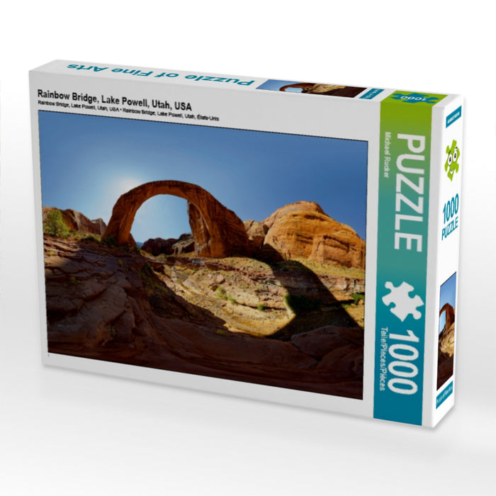 Rainbow Bridge, Lake Powell, Utah, USA 1000 Teile Puzzle quer - CALVENDO Foto-Puzzle'