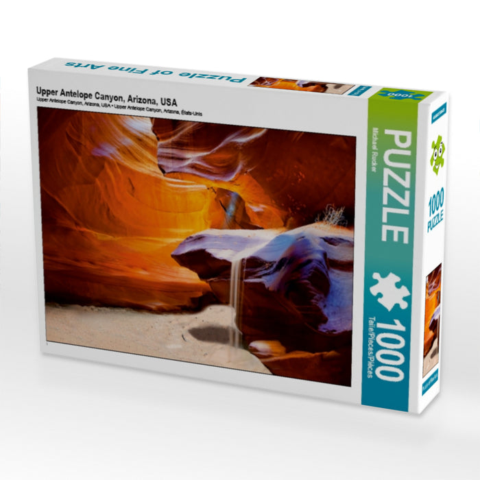 Upper Antelope Canyon, Arizona, USA 1000 Teile Puzzle quer - CALVENDO Foto-Puzzle'