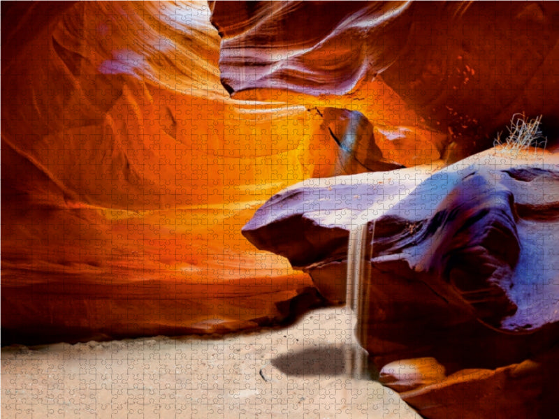 Upper Antelope Canyon, Arizona, USA 1000 Teile Puzzle quer - CALVENDO Foto-Puzzle'