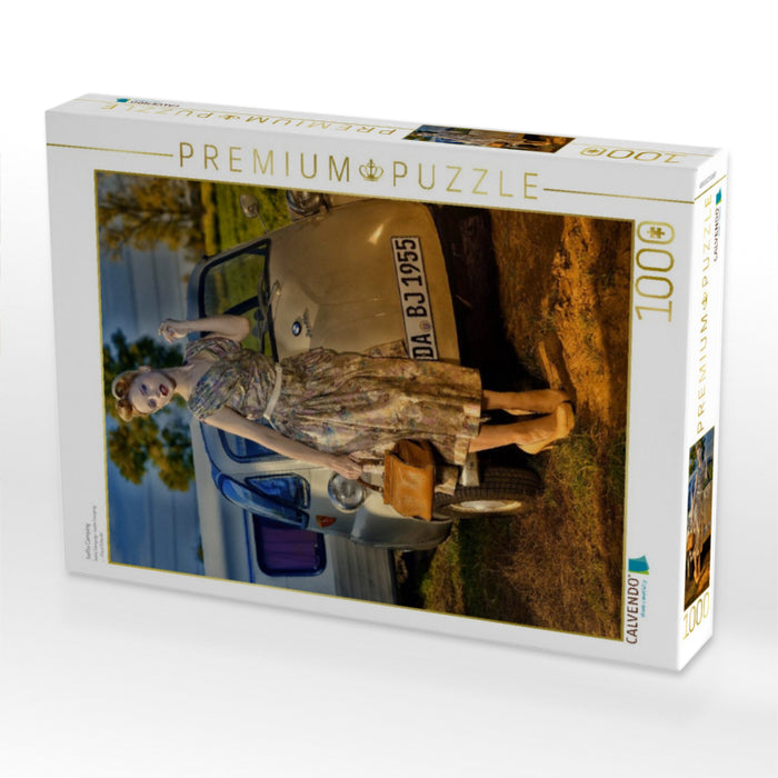 Isetta Camping - CALVENDO Foto-Puzzle'