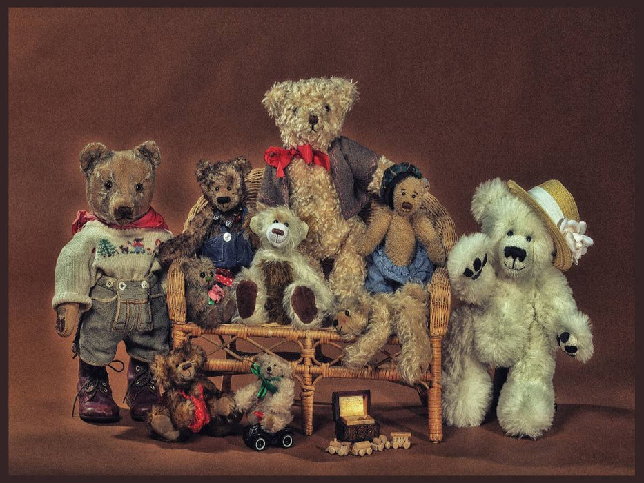 Ein Motiv aus dem Kalender Die Teddys sind los - CALVENDO Foto-Puzzle'